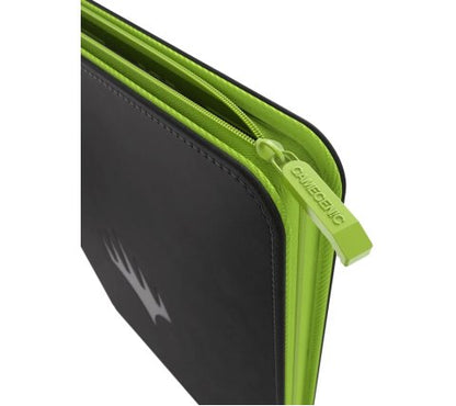 18-Pocket Zip-Up binder - Black / Green : Secrets Of Strixhaven