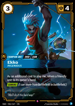 Ekko, Ingenious (V.1 - Rare)