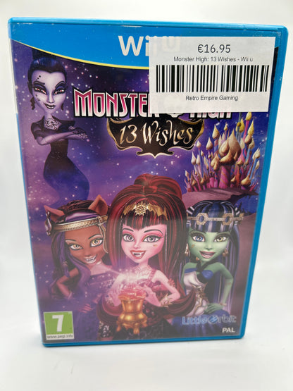 Monster High: 13 Wishes - Wii u