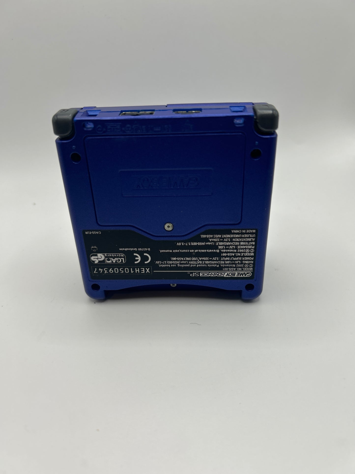 Game Boy Advance SP (Blauw) Reshell + Oplader  - GBA SP Console