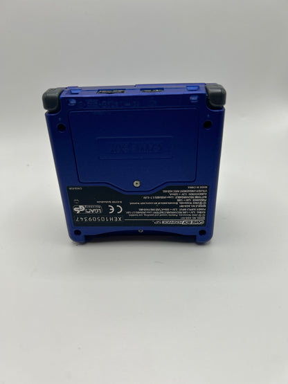 Game Boy Advance SP (Blauw) Reshell + Oplader  - GBA SP Console