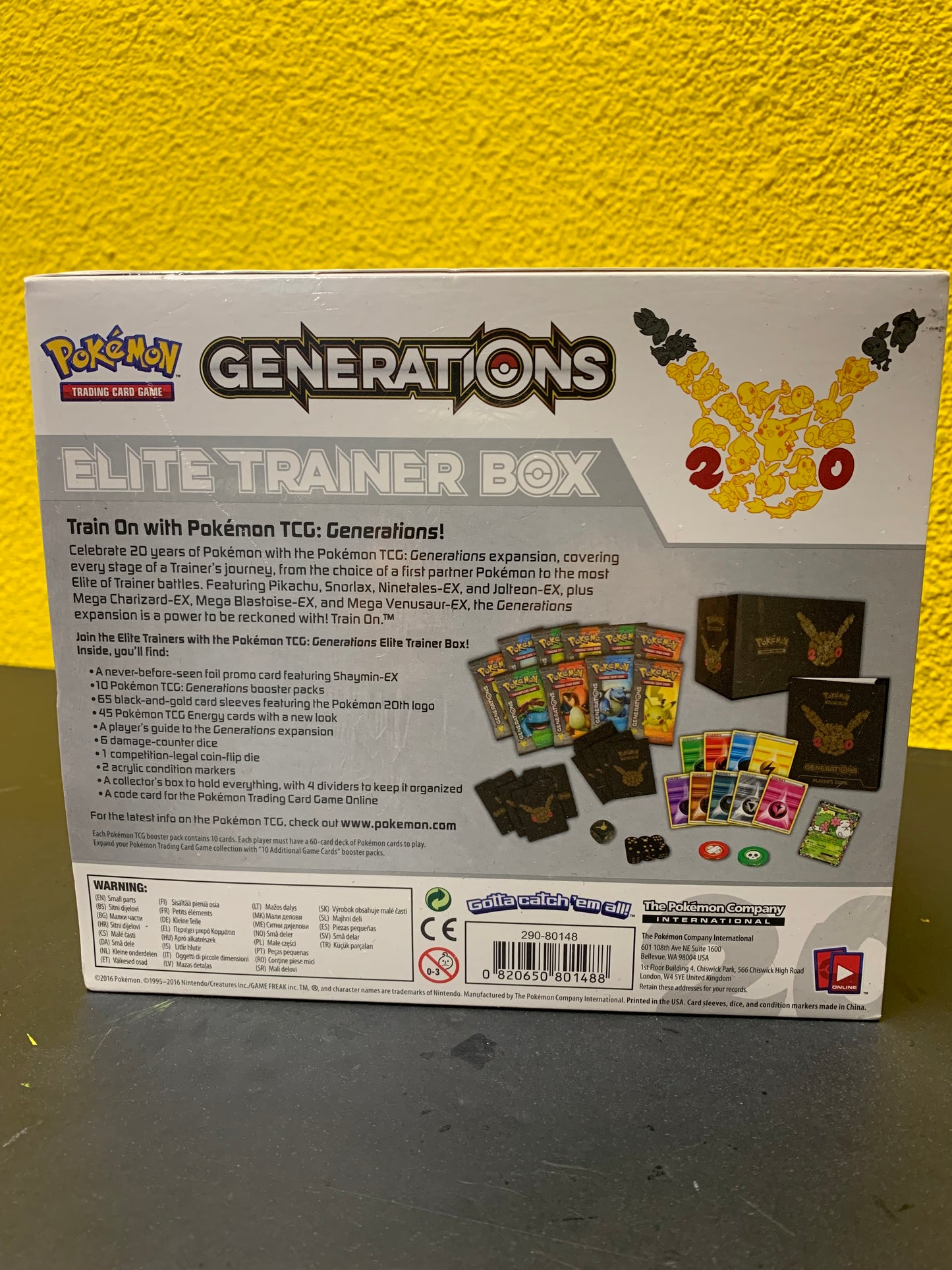 20Th Anniversary Generations Elite Trainer Box - Pokémon (SEAL BESCHADIGD KIJK BESCHRIJVING)