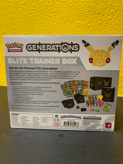 20Th Anniversary Generations Elite Trainer Box - Pokémon (SEAL BESCHADIGD KIJK BESCHRIJVING)