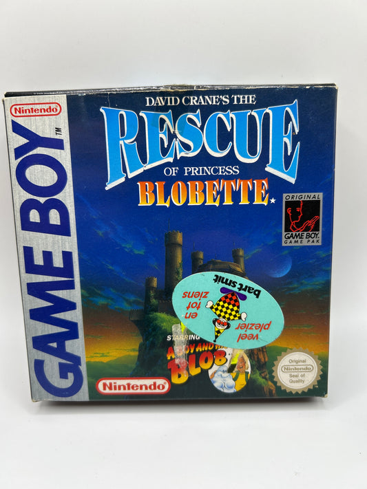 The Rescue of Princess Blobette (Sticker voorzijde) (CIB) - Gameboy Classic