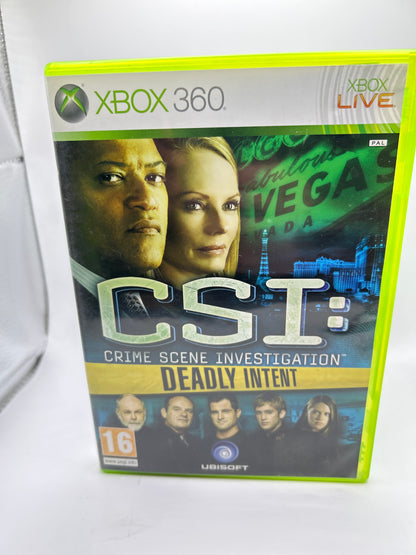 CSI: Crime Scene Investigation: Deadly Intent - Xbox 360