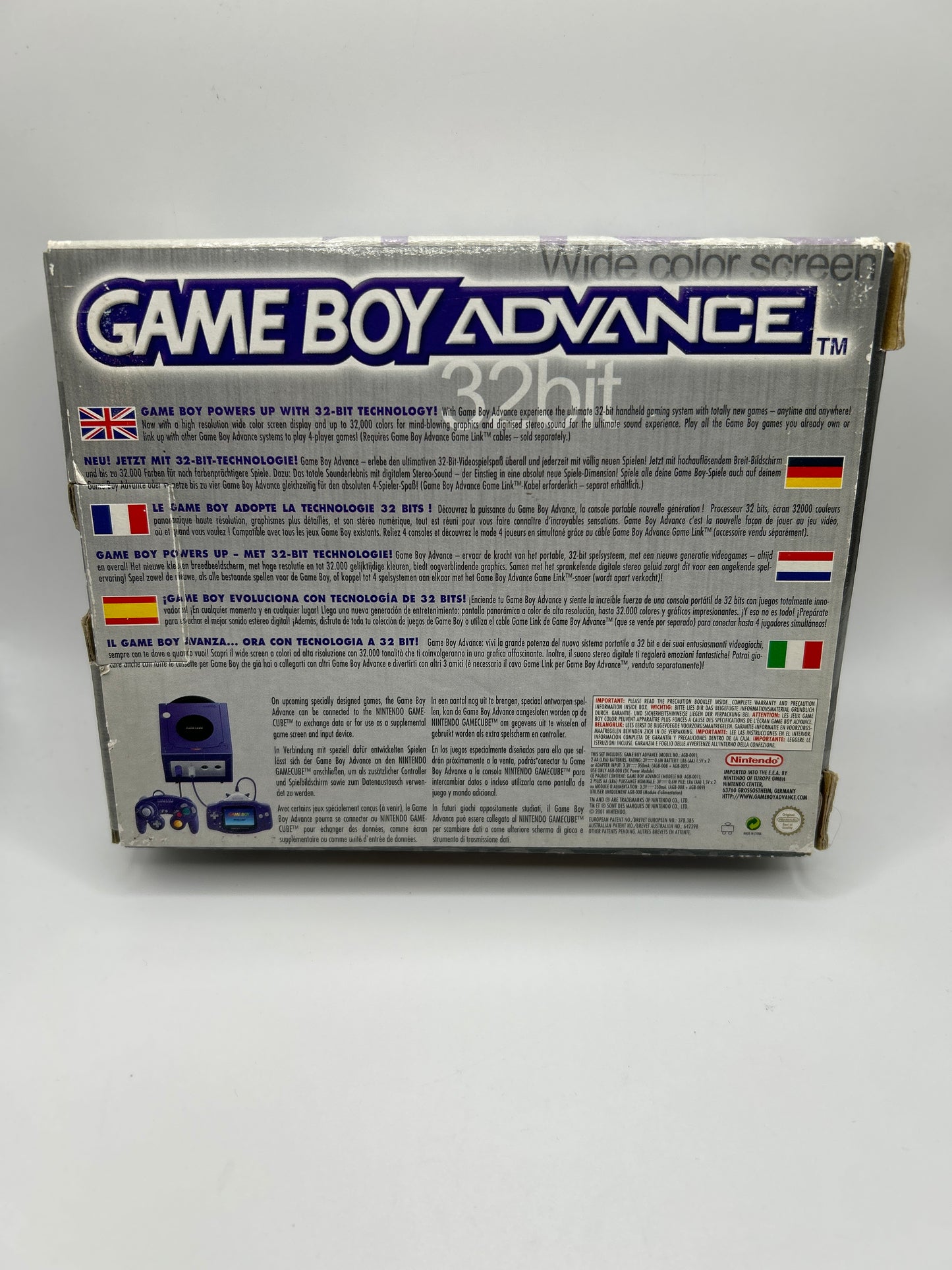 GameBoy Advance Zwart (Complete in Box) - GBA Console