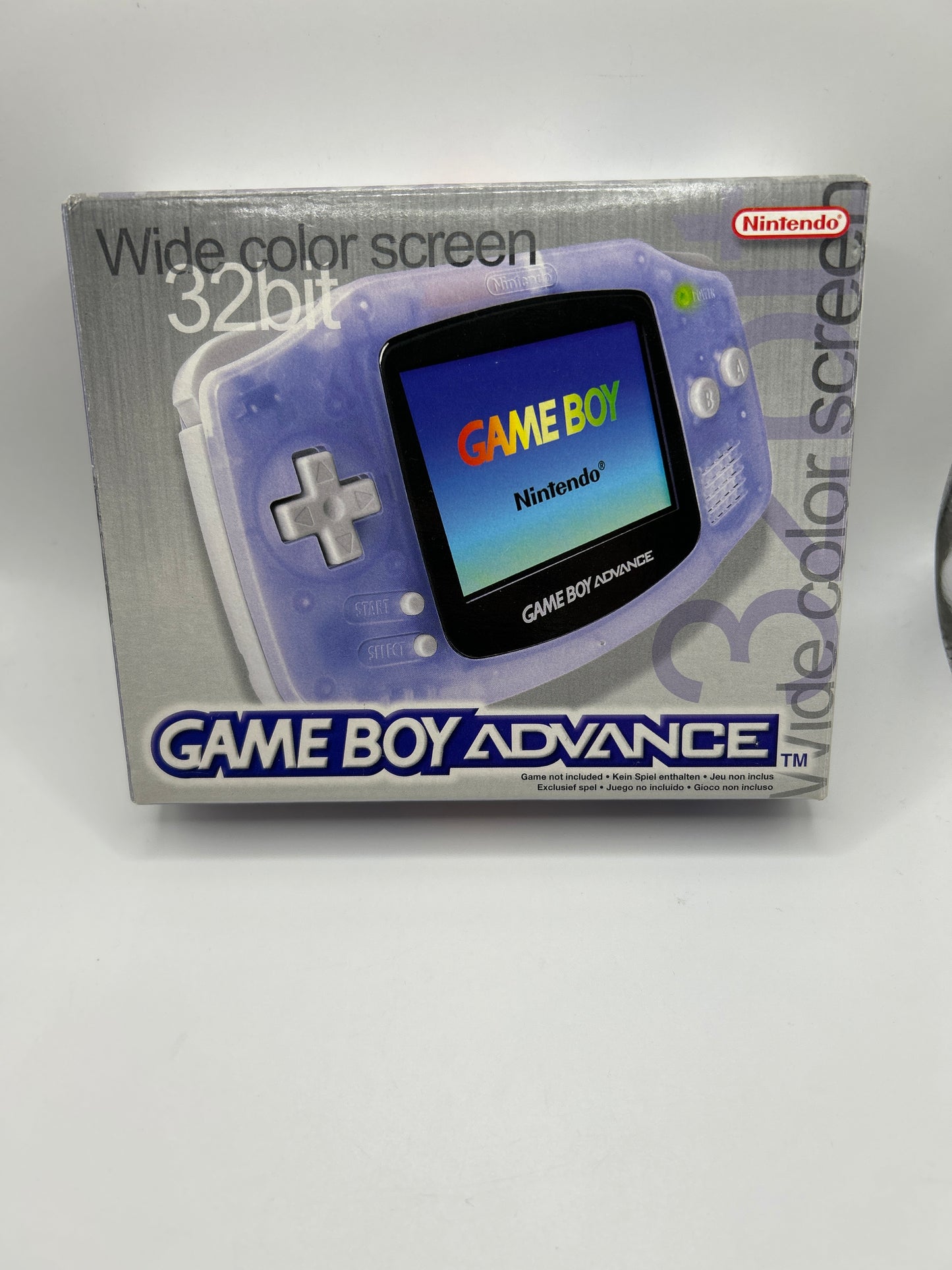 GameBoy Advance Transparant (Complete in Box) - GBA Console