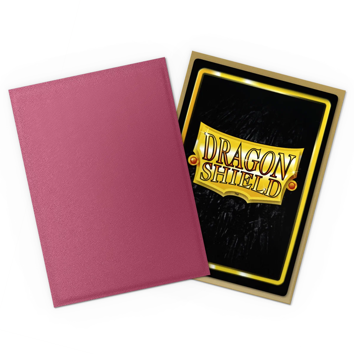 PomeGranate & Gold Dual Matte Sleeves - Dragon Shield