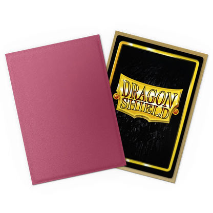 PomeGranate & Gold Dual Matte Sleeves - Dragon Shield