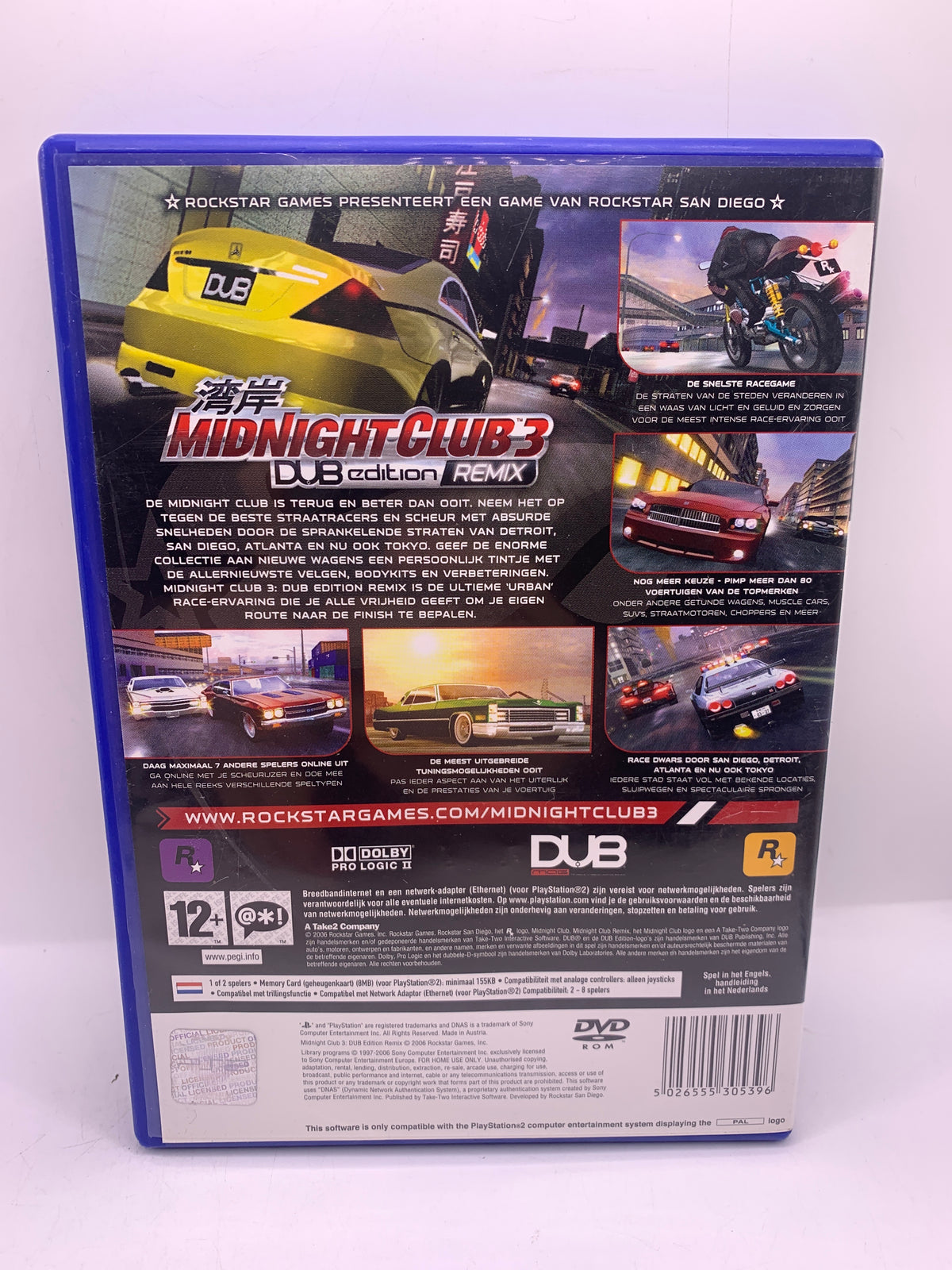 Midnight Club 3: DUB Edition Remix - PlayStation 2