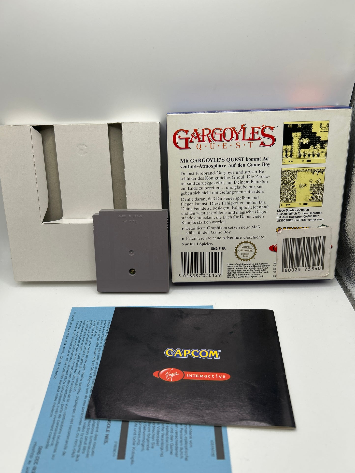 Gargoyles Quest Complete in box [NOE] - Gameboy CIB