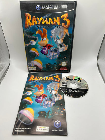 Rayman 3 - GameCube (Sticker op Cover)