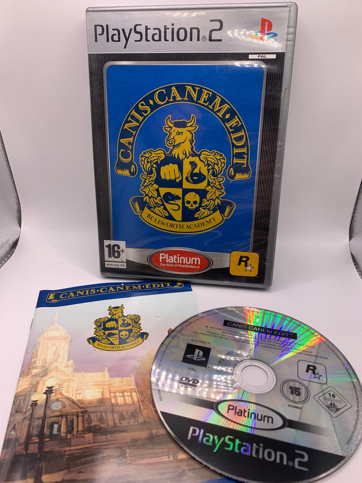 Jeu PS2 Canis Canem Edit (Manhunt) PAL Complet - Très Bon état, Boîte Et Notice