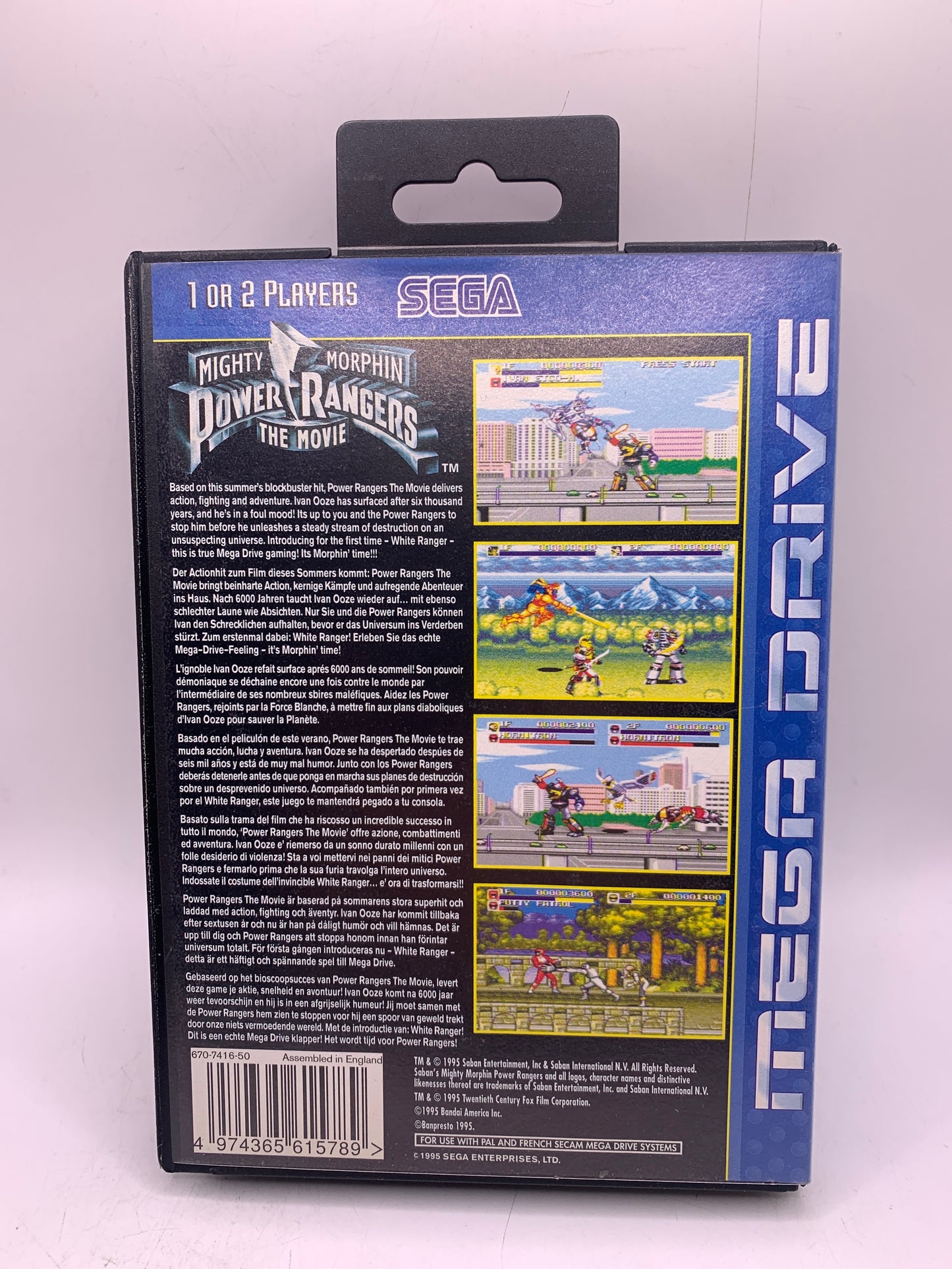 Mighty Morphin Power Rangers: The Movie - Sega Mega Drive