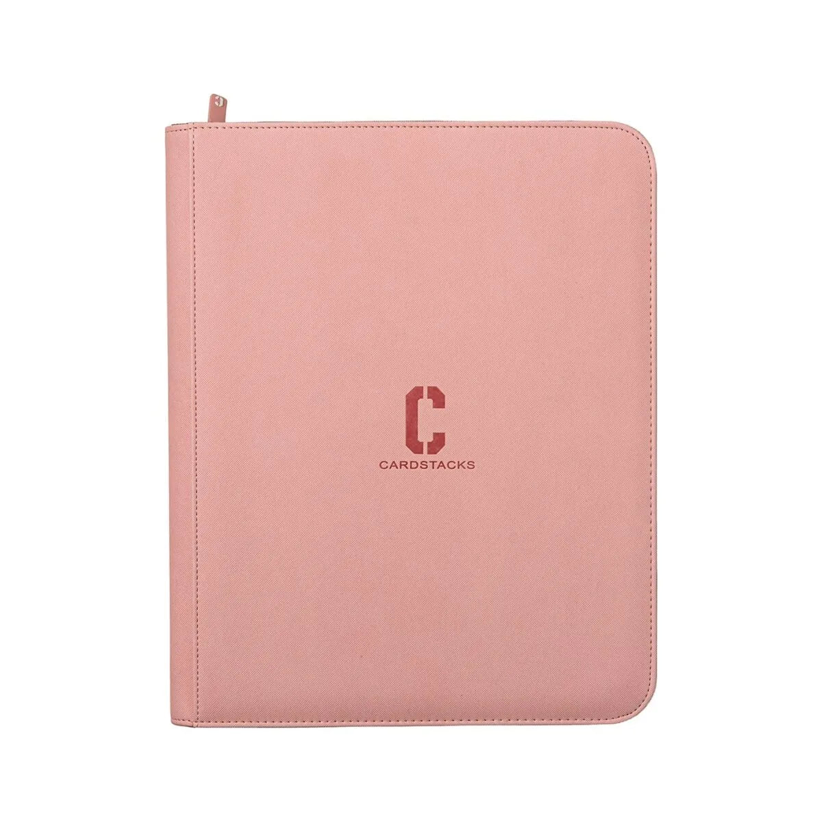 4-Pocket Toploader Binder – 112 Card Capacity (Pink)