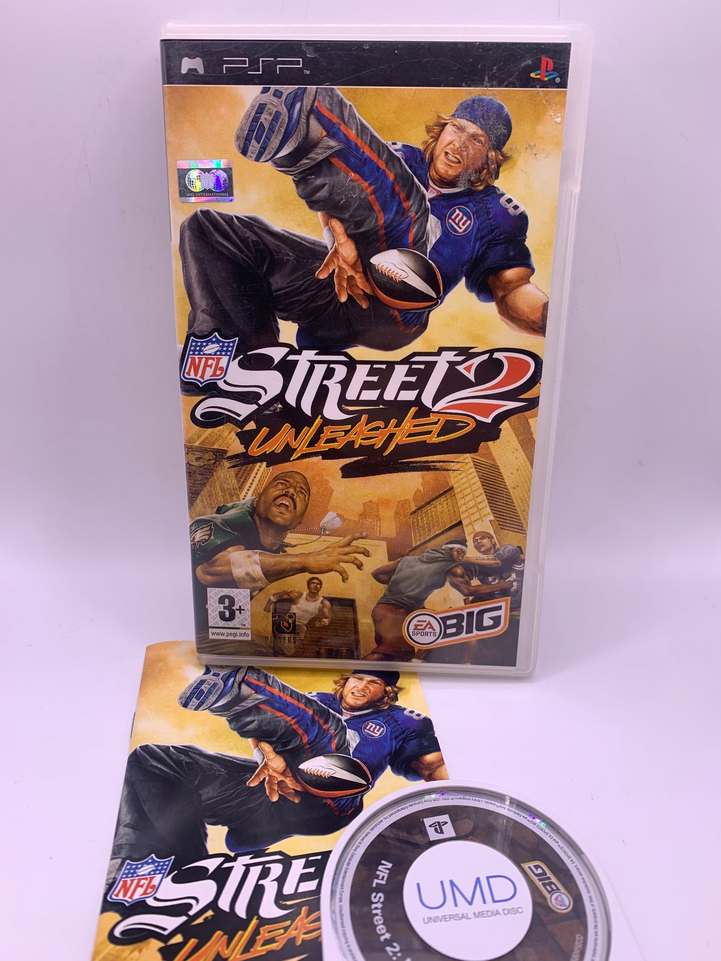 NFL Street 2: Unleashed (Sticker achterzijde) - PSP