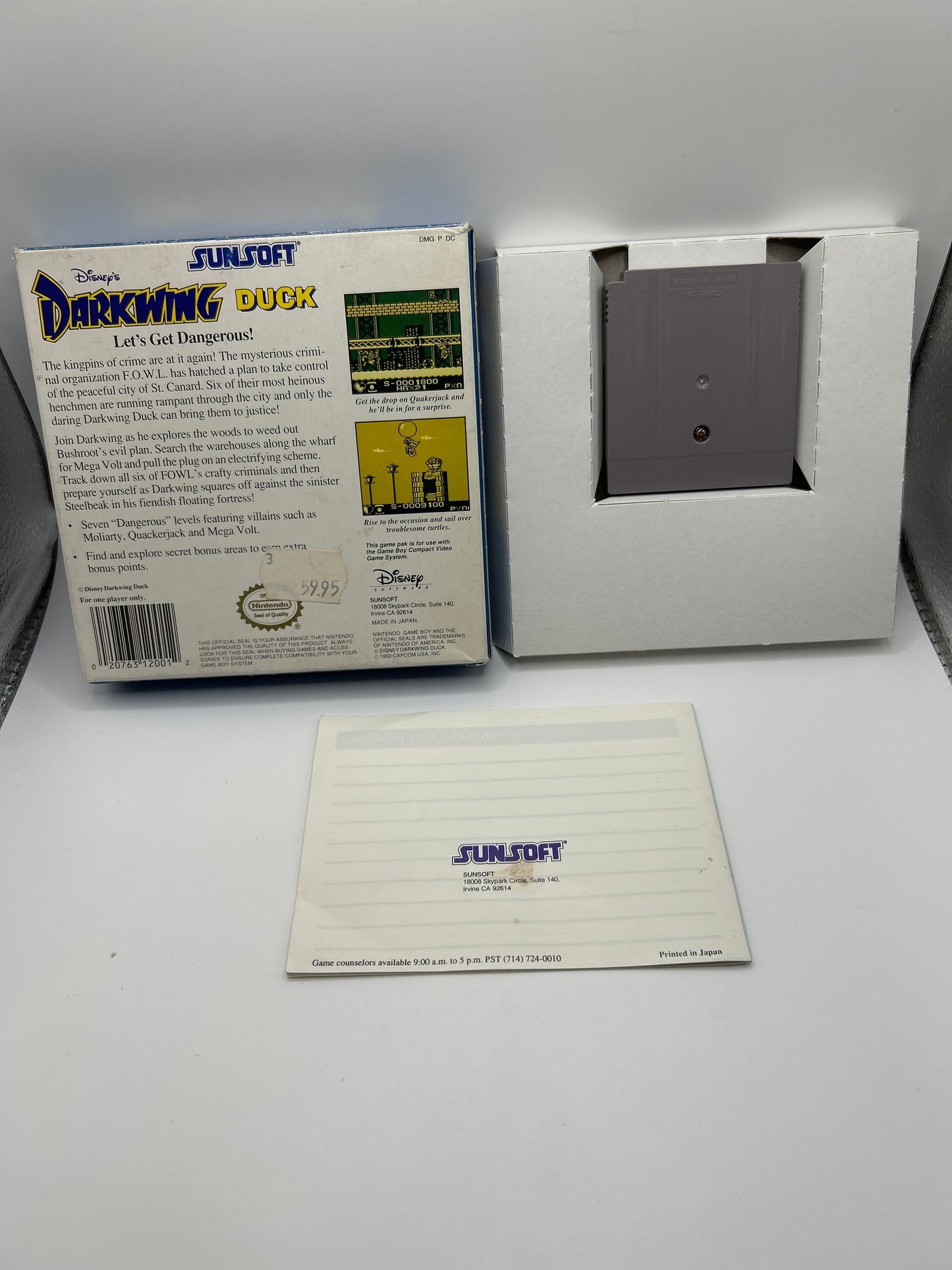 Darkwing Duck - Gameboy CIB