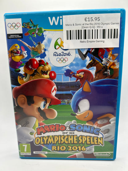 Mario &amp; Sonic aux Jeux Olympiques de Rio 2016 [Pas de QG] - Wii u