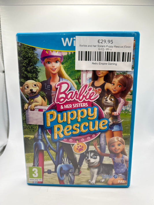 Barbie and her Sisters Puppy Rescue [Geen Q.C] - Wii u