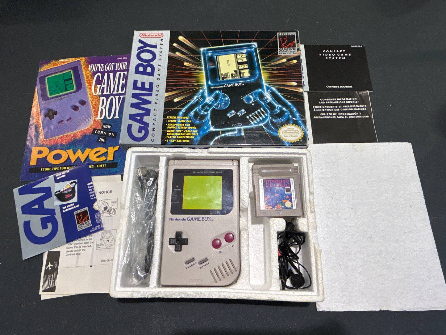 Game Boy Console Big Box met Tetris Pack - Gameboy Console