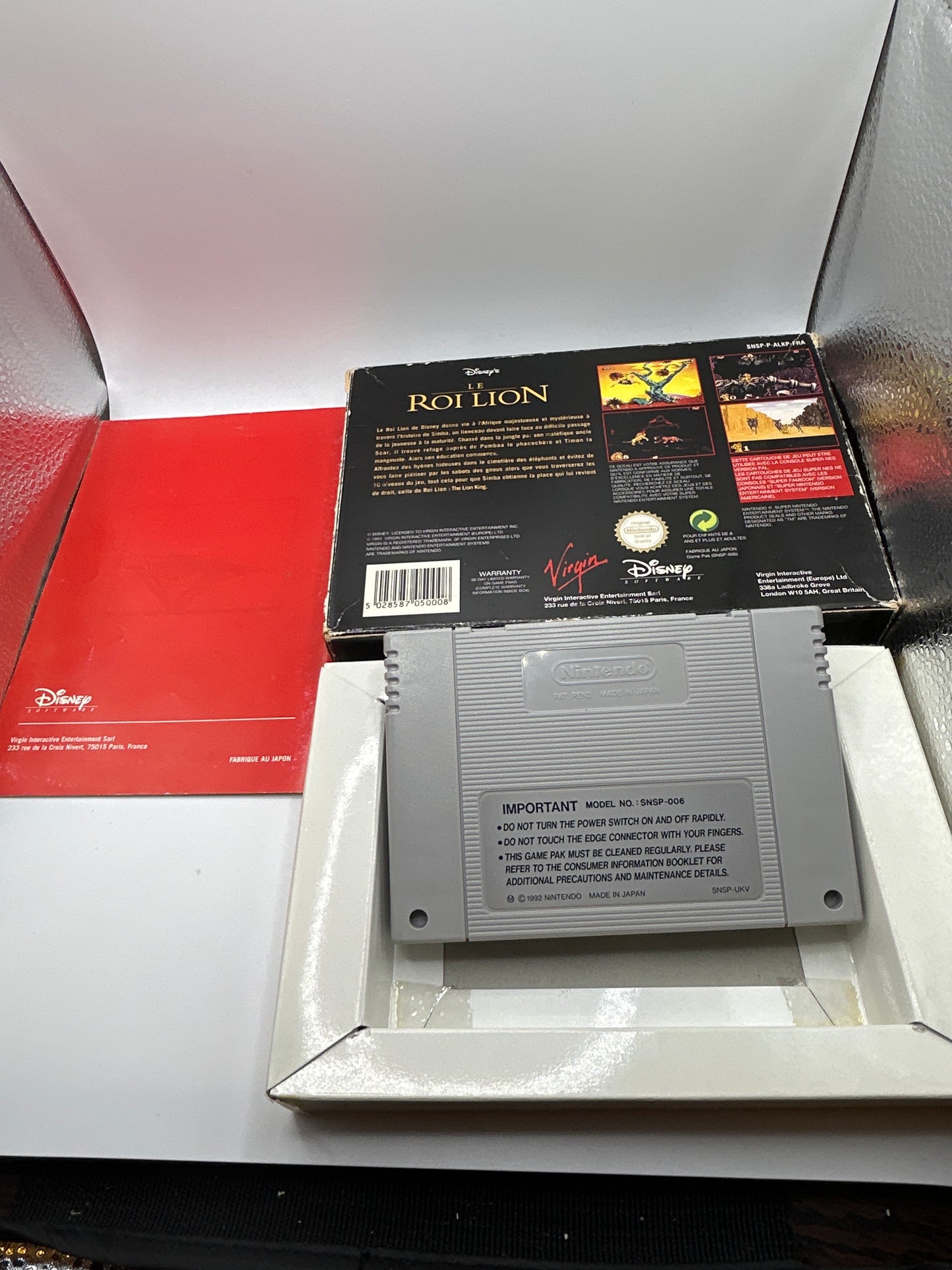 The Lion King [CIB][FR][Gebruikt]- SNES