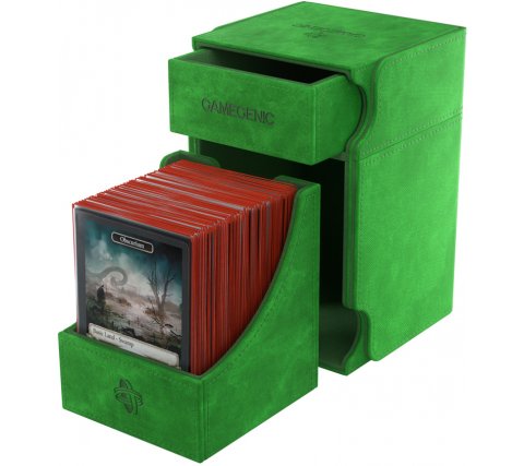 Gamegenic - Watchtower 100+ XL Convertible Deckbox: Green