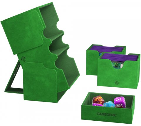 Gamegenic - Stronghold 200+ XL Convertible Deckbox: Green