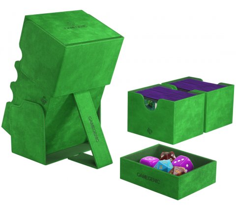 Gamegenic - Stronghold 200+ XL Convertible Deckbox: Green