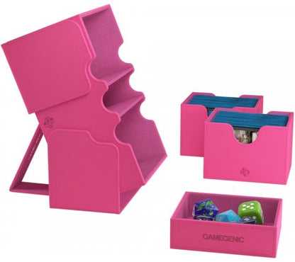 Gamegenic - Stronghold 200+ XL Convertible Deckbox: Pink - Deckbox