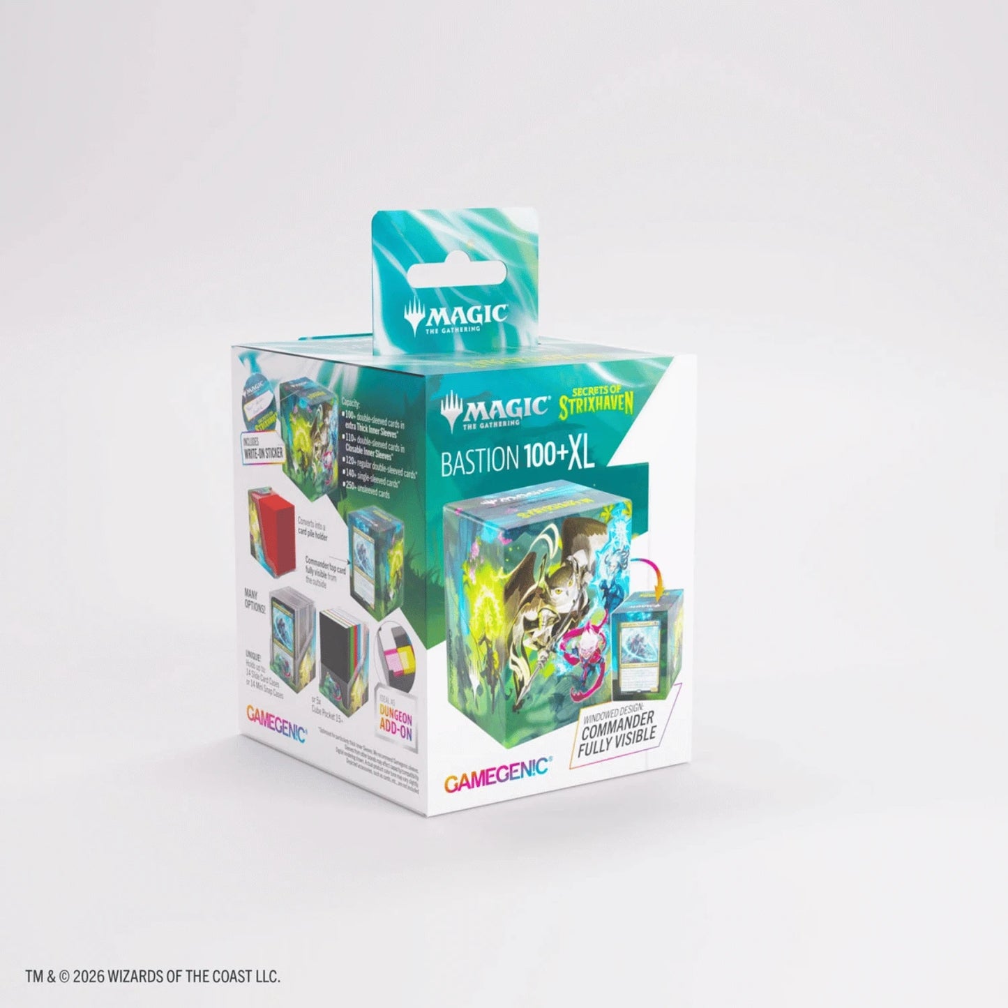 Strixhaven Students - Secrets Of Strixhaven GameGenic Deckbox Bastion 100+ XL