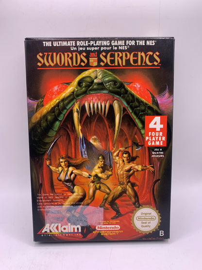 Swords and Serpents (CIB) - NES