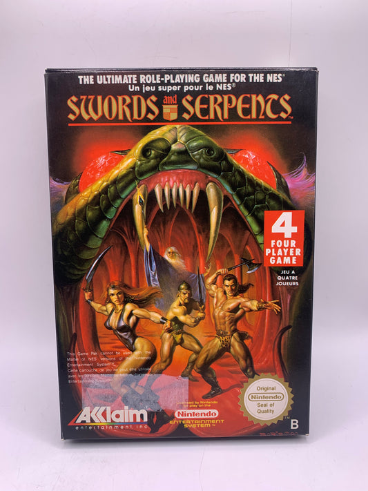 Swords and Serpents (CIB) - NES