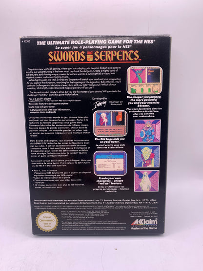 Swords and Serpents (CIB) - NES