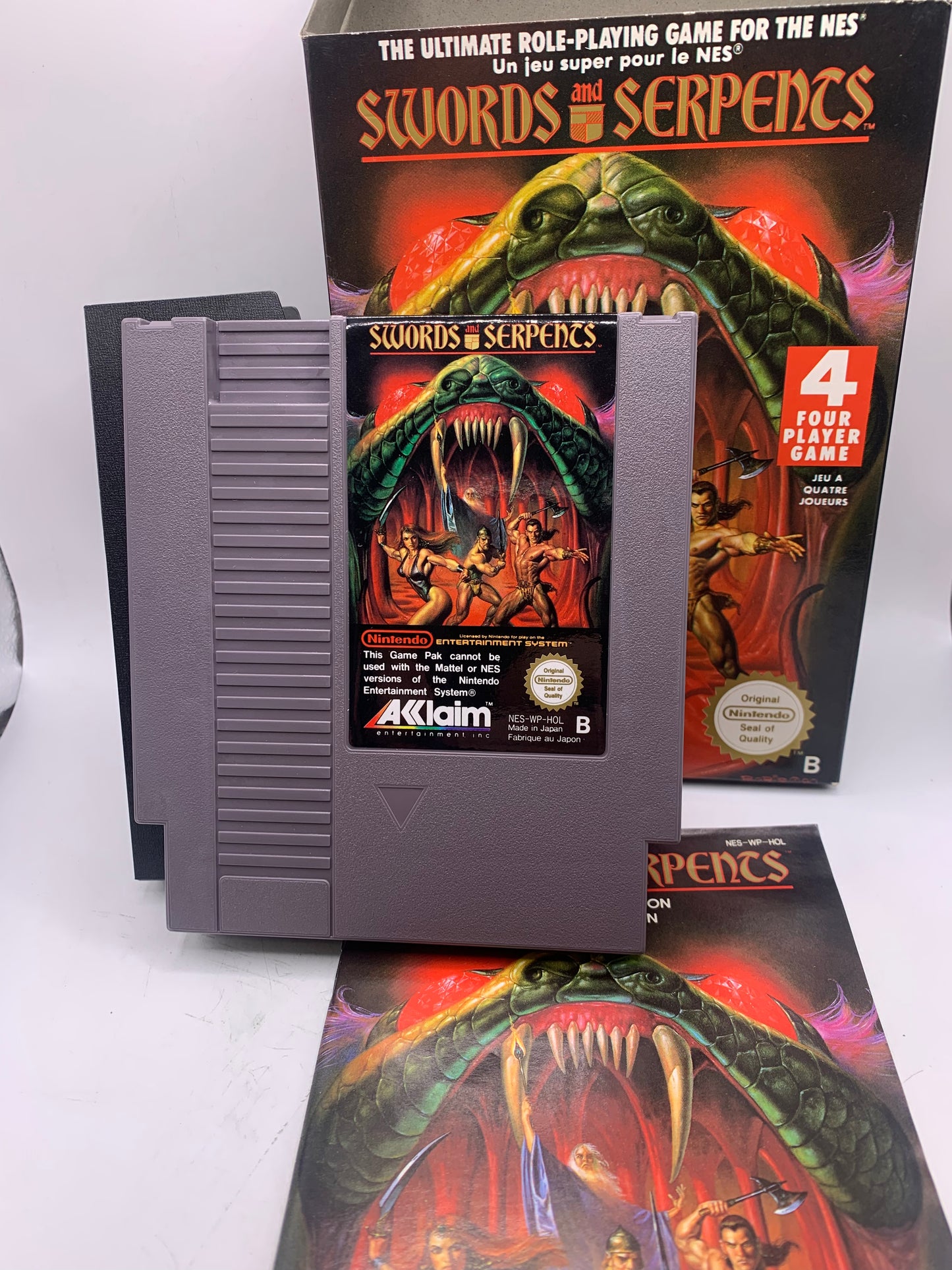 Swords and Serpents (CIB) - NES