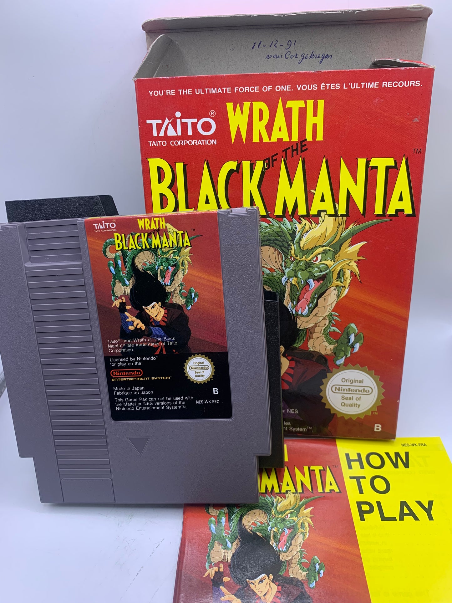 Wrath of the Black Manta (CIB) - NES