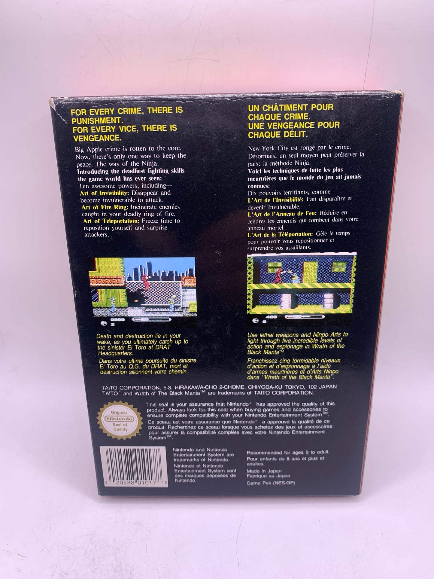 Wrath of the Black Manta (CIB) - NES