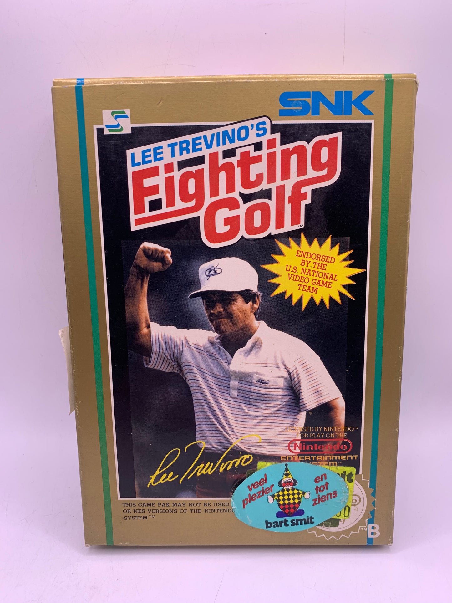Lee Trevino's Fighting Golf (CIB, sticker voor) - NES