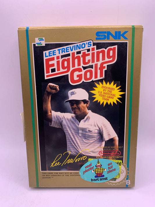 Lee Trevino's Fighting Golf (CIB, sticker voor) - NES