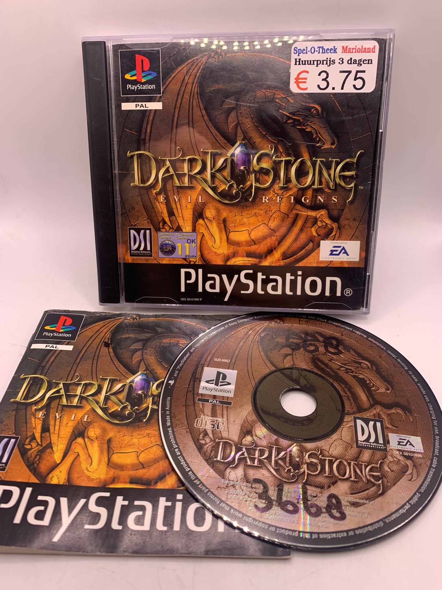 Darkstone: Evil Reigns (Ex-rental, geen back cover) - Playstation