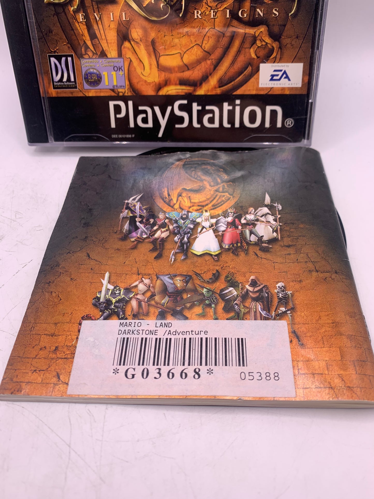 Darkstone: Evil Reigns (Ex-rental, geen back cover) - Playstation