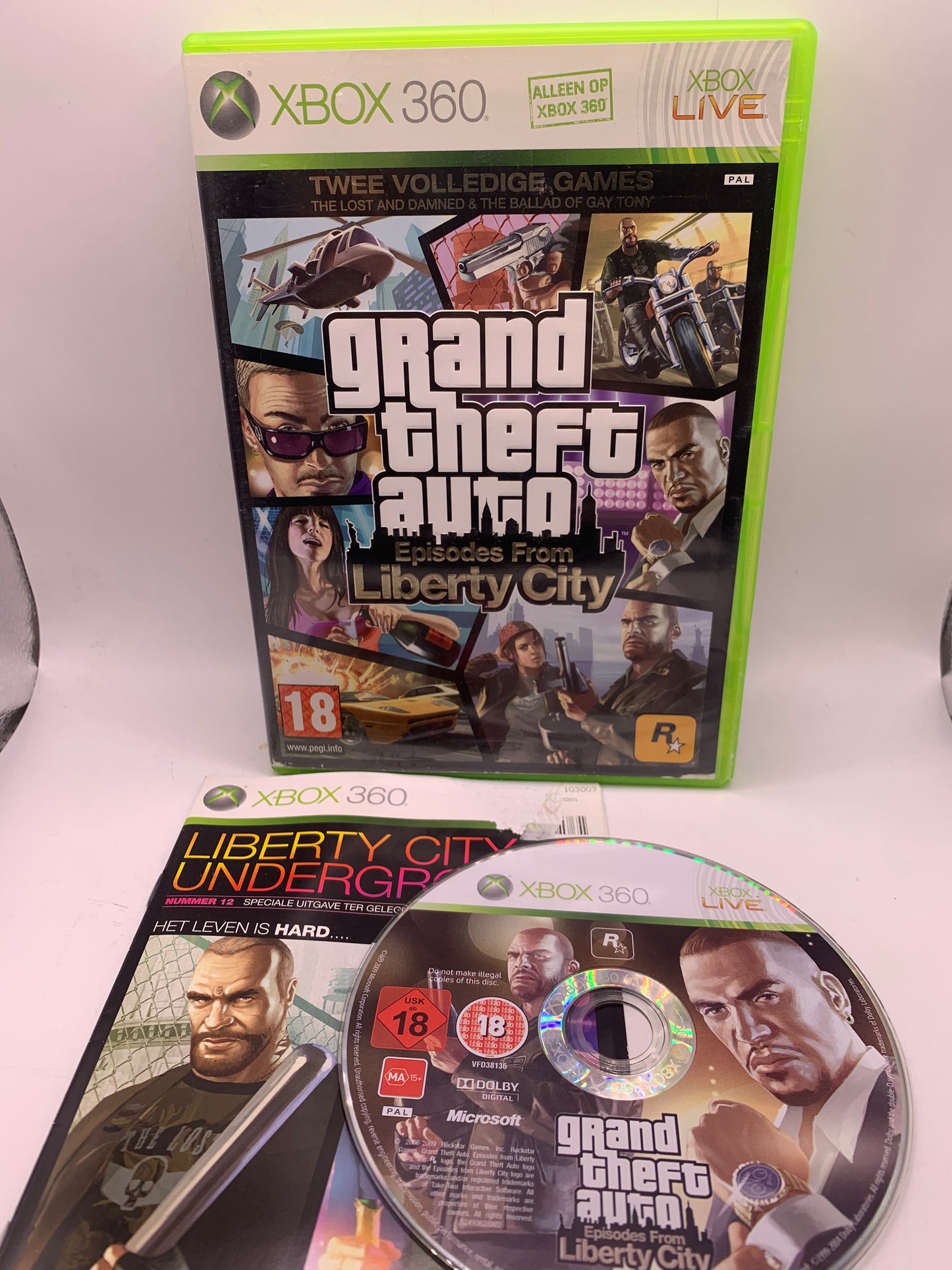Grand Theft Auto: Episodes from Liberty City (Handleiding beschadigd) - Xbox 360