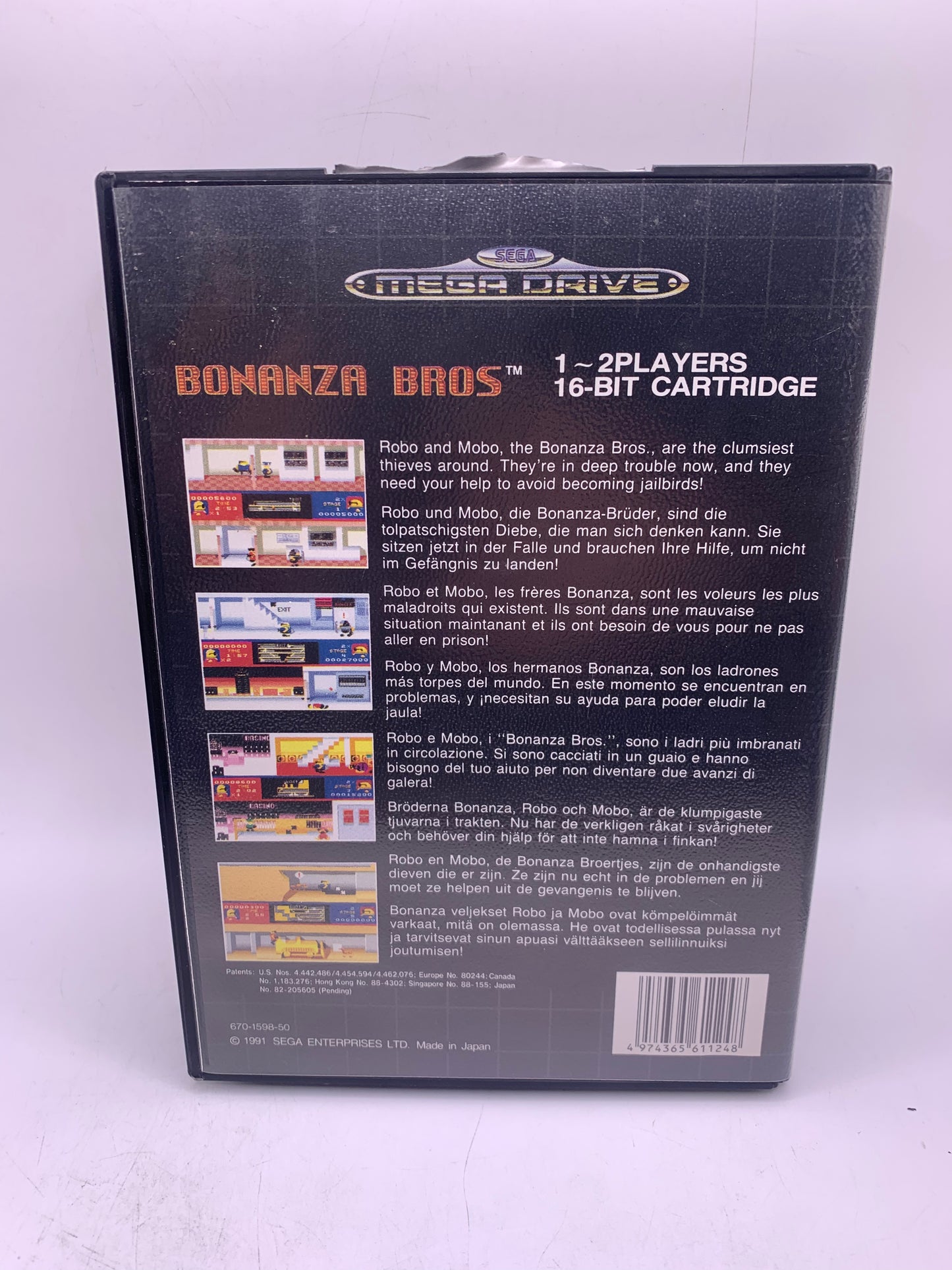 Bonanza Bros - Sega Mega Drive