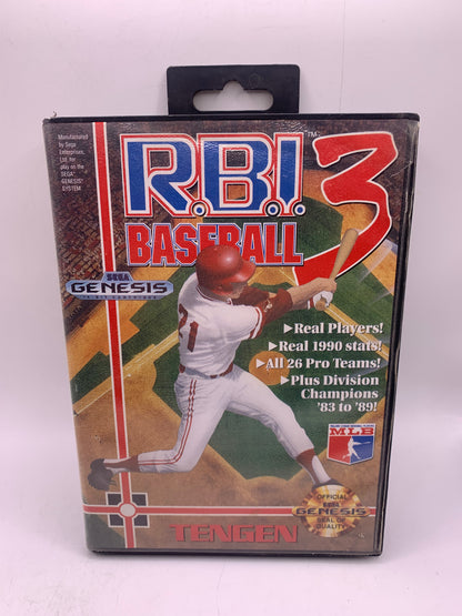 R.B.I. Baseball 3 (Case beschadigd) - Sega Genesis