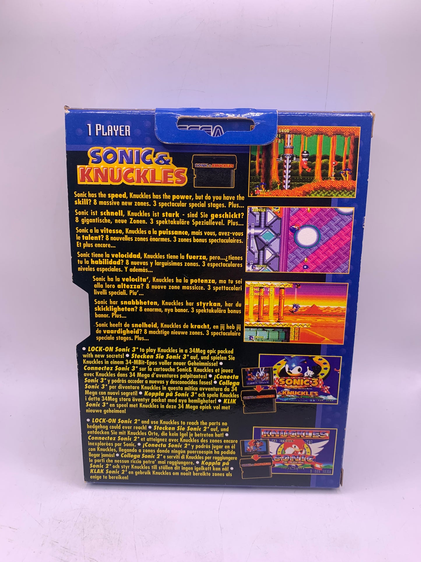 Sonic & Knuckles (Geen handleiding, case gebruikt) - Sega Mega Drive