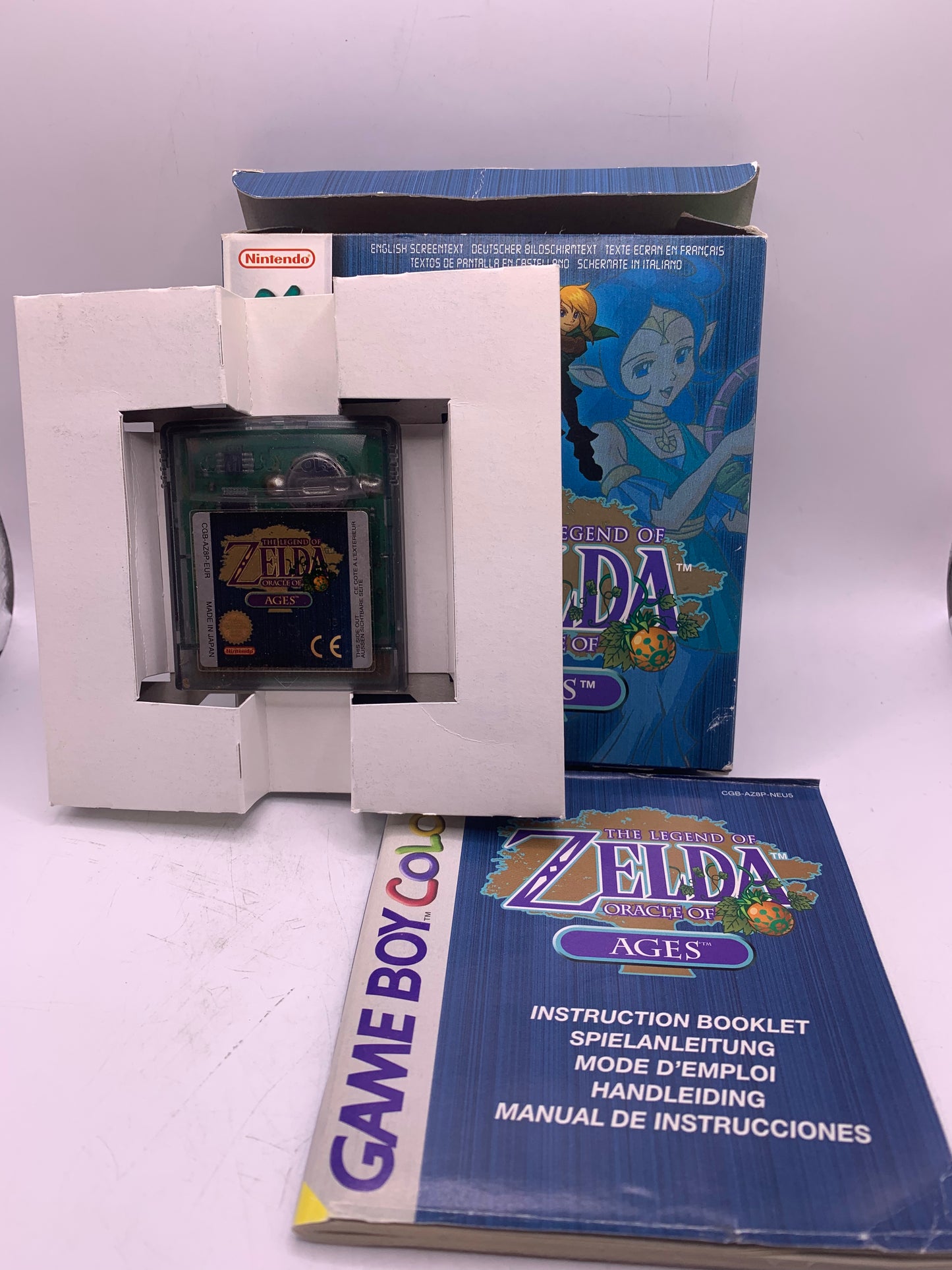 The Legend of Zelda: Oracle of Ages (CIB, gebruikt) – Game Boy Color