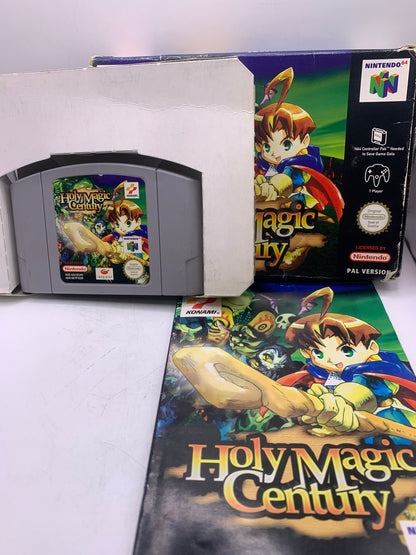 Holy Magic Century (CIB, sticker op case) - Nintendo 64
