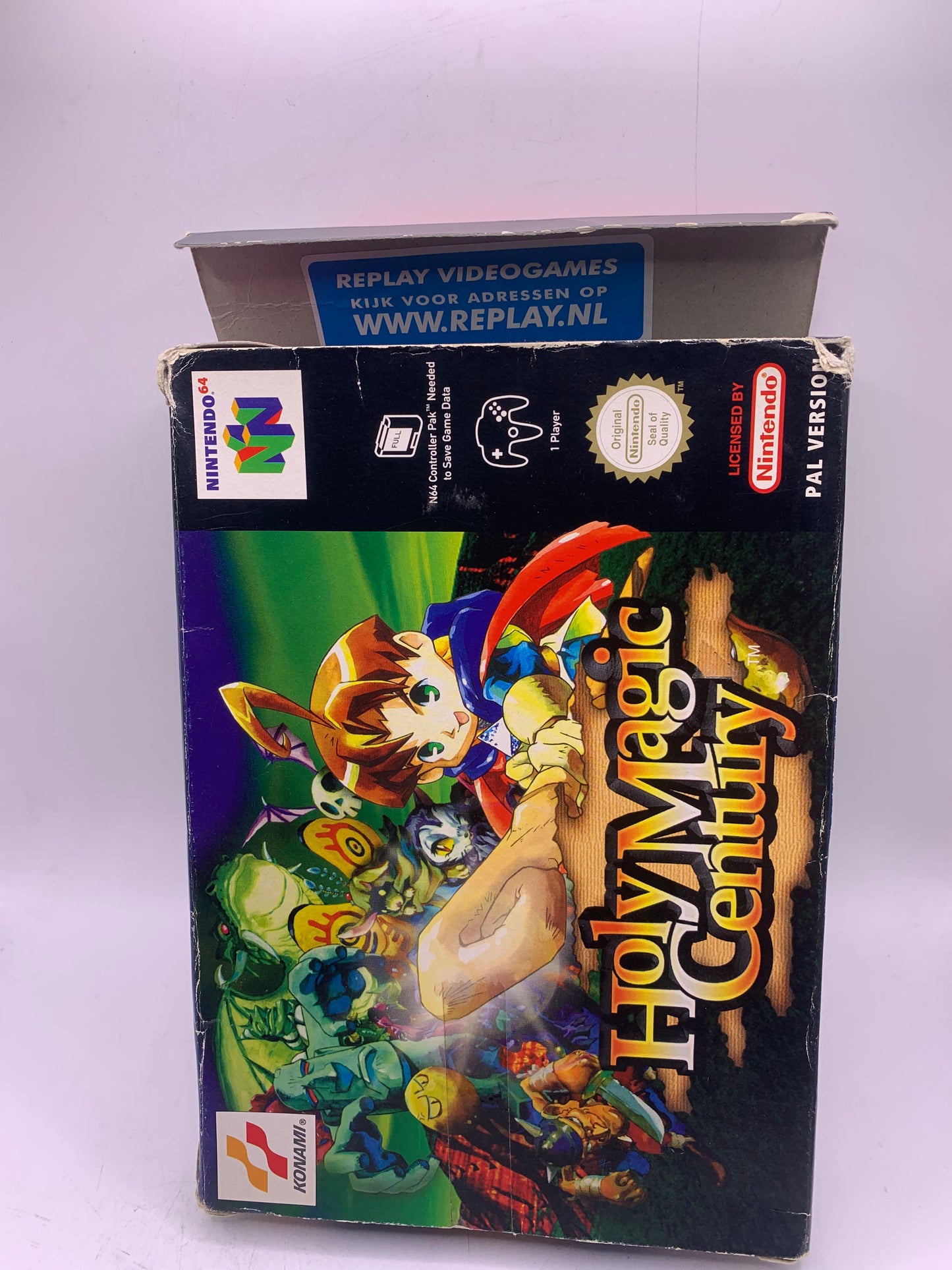 Holy Magic Century (CIB, sticker op case) - Nintendo 64