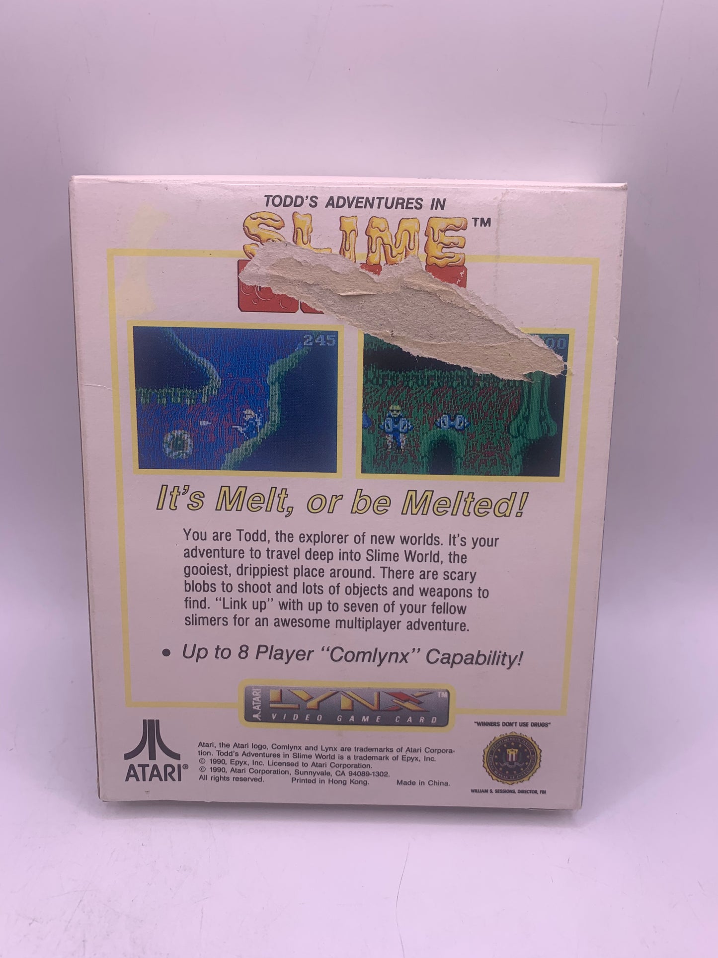 Todd's Adventures in Slime World (Case achter beschadigd) - Atari Lynx
