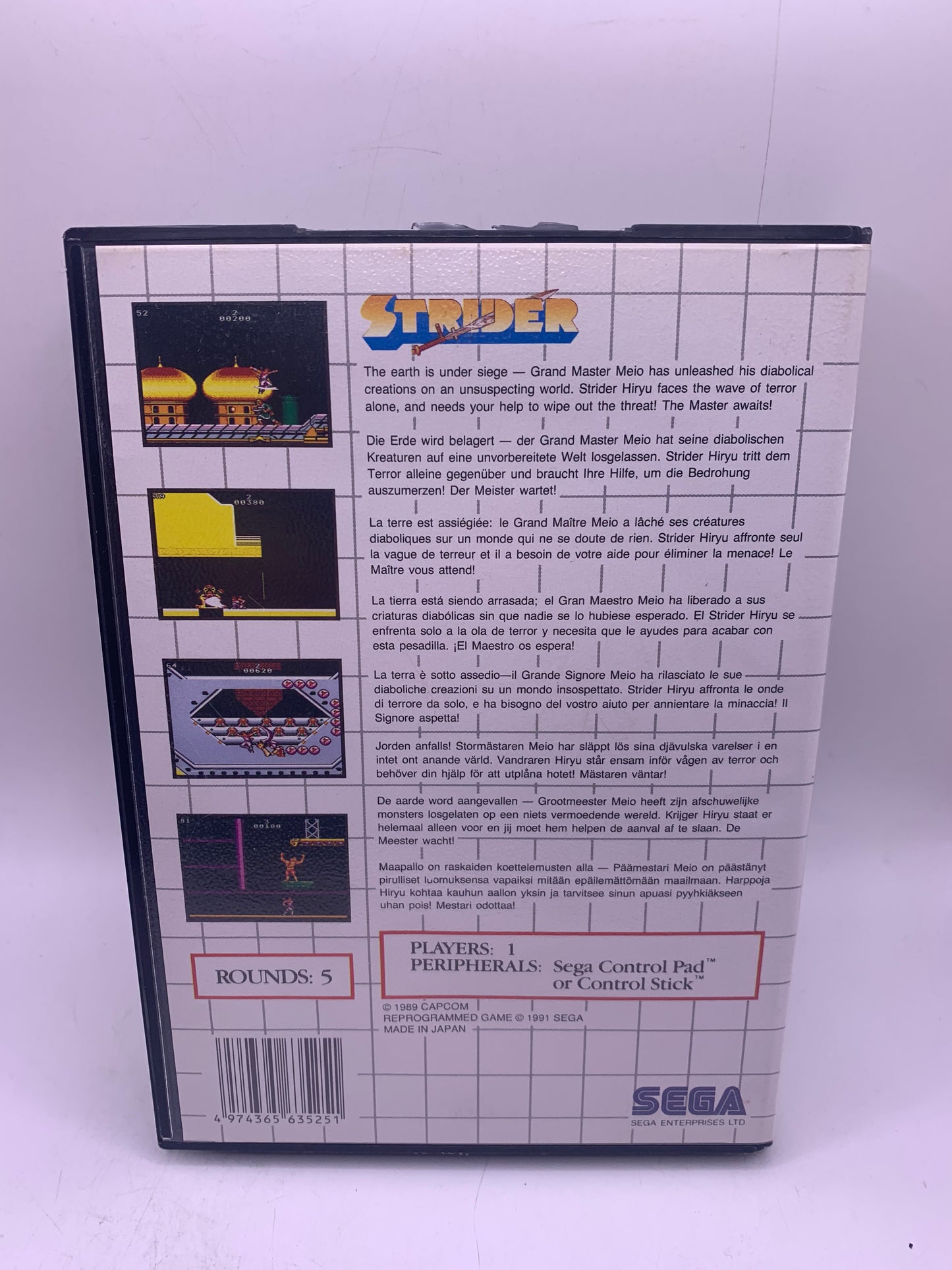 Strider - Sega Master System