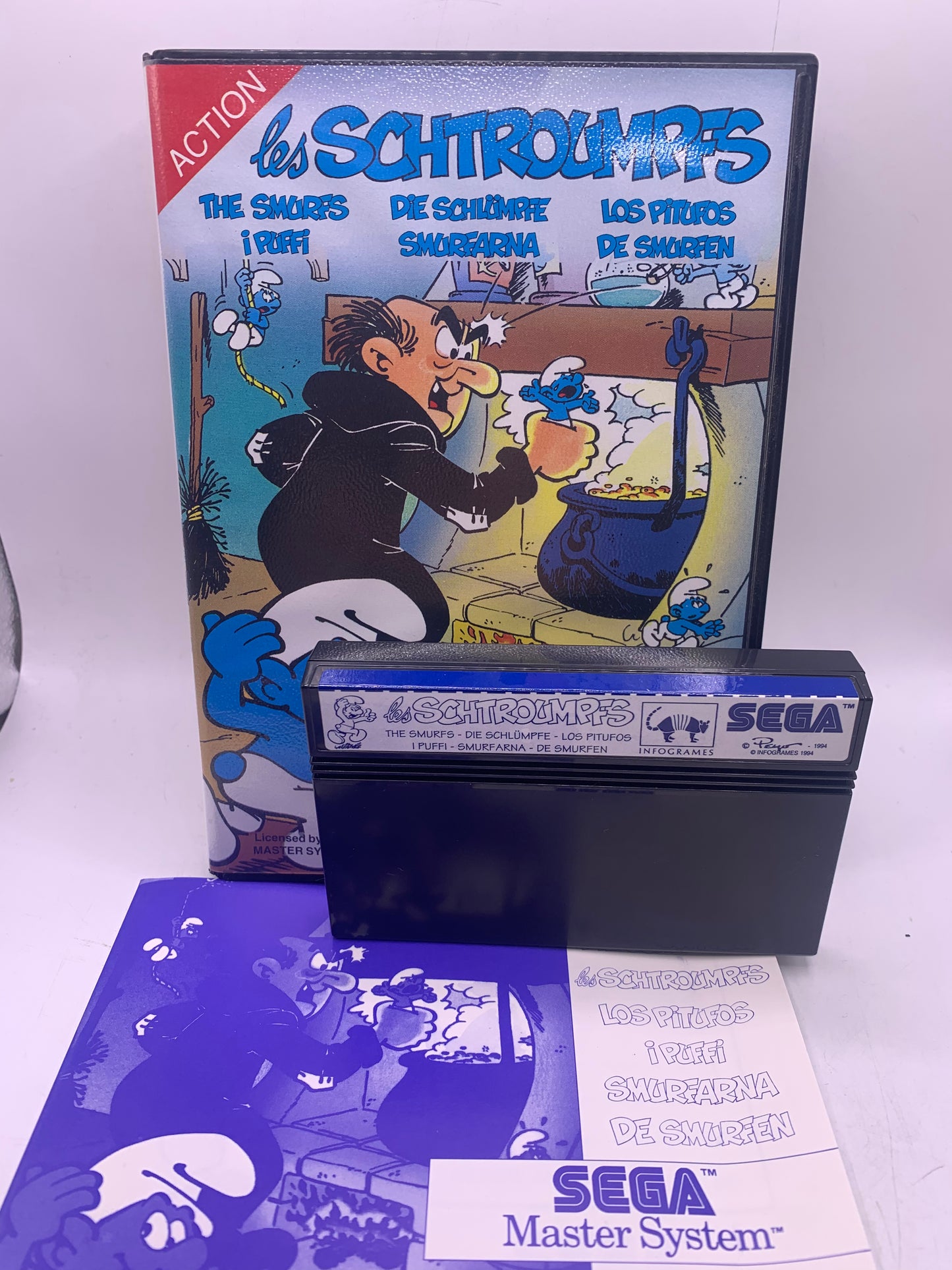 Les Schtroumpfs (The Smurfs) - Sega Master System